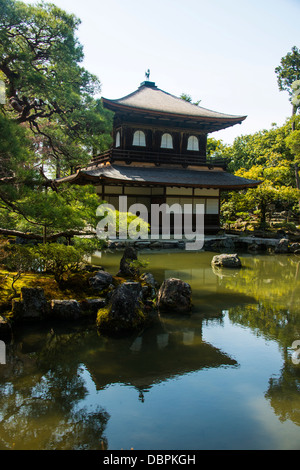 Di Kannon-den tempio struttura nel Ginkaku-ji il Tempio Zen, Sito Patrimonio Mondiale dell'UNESCO, Kyoto, Giappone, Asia Foto Stock