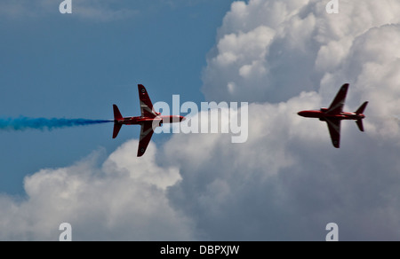 Le frecce rosse team display cleethorpes regno unito Foto Stock