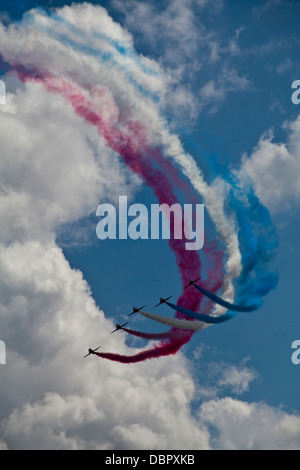 Le frecce rosse team display cleethorpes regno unito Foto Stock