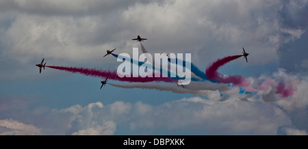 Le frecce rosse team display cleethorpes regno unito Foto Stock