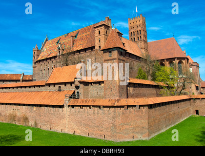 Castello di Malbork, Malbork, Polonia Foto Stock