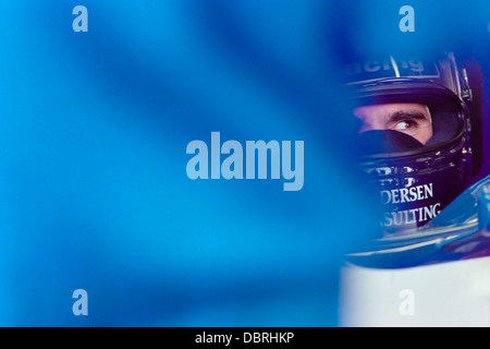 Damon Hill presso il British Grand Prix, 1996 Foto Stock