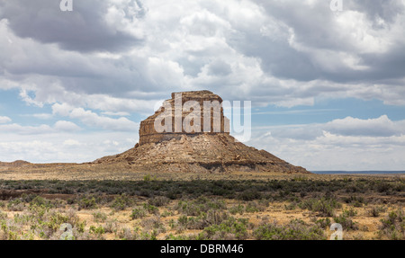 Mesa in Monument Valley sull'altopiano del Colorado: Arizona-Utah la linea di stato, STATI UNITI D'AMERICA Foto Stock