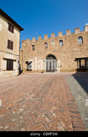 L'Italia, Toscana, Certaldo, Palazzo Stiozzi-Ridolfi Foto Stock