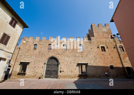 L'Italia, Toscana, Certaldo, Palazzo Stiozzi-Ridolfi Foto Stock