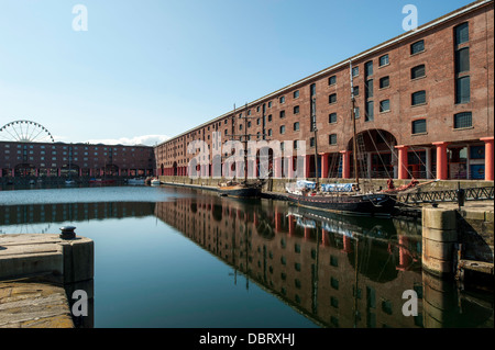 Albert Dock, Liverpool, Merseyside, Regno Unito Foto Stock