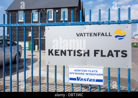 Vestas Offshore Wind Farm Service Kentish Flats per centrali eoliche offshore Foto Stock