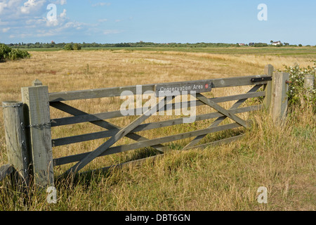 Area di conservazione, Nord Warren riserva naturale, Aldeburgh, Suffolk, Regno Unito Foto Stock