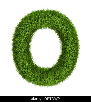 L'erba naturale lettera o lettere minuscole Foto Stock