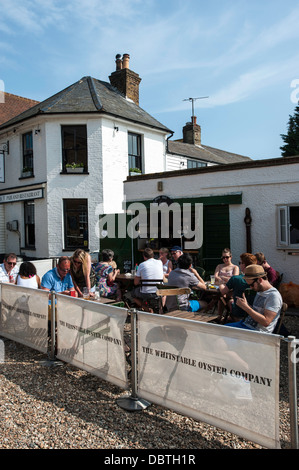 Whitstable mare lungomare mare Foto Stock