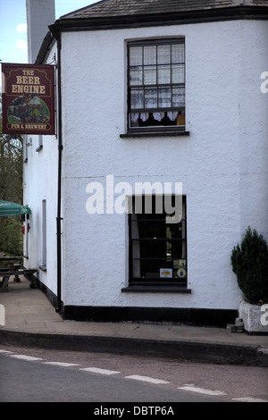 Il motore di birra complottando Public House, Newton St Cyres, Devon Foto Stock