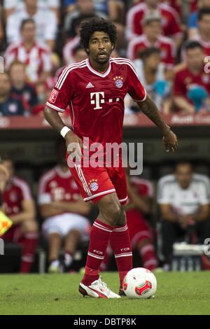 Dante (Bayern), 1 agosto 2013 - Calcio : Audi Cup 2013 partita finale tra FC Bayern Munchen 2-1 Manchester City a stadio Allianz Arena di Monaco di Baviera, Germania. (Foto di Maurizio Borsari/AFLO) [0855] Foto Stock