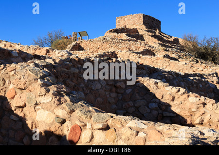 Tuzigoot monumento nazionale, Clarkdale, Arizona, Stati Uniti d'America, America del Nord Foto Stock