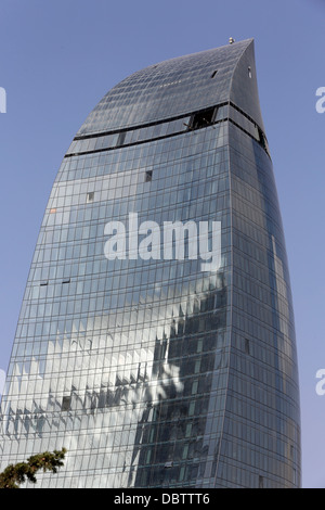 Fiamma Tower Building, Baku, Azerbaijan, Asia Centrale, Asia Foto Stock