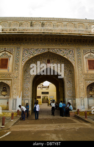 City Palace di Jaipur India Rajasthan Foto Stock