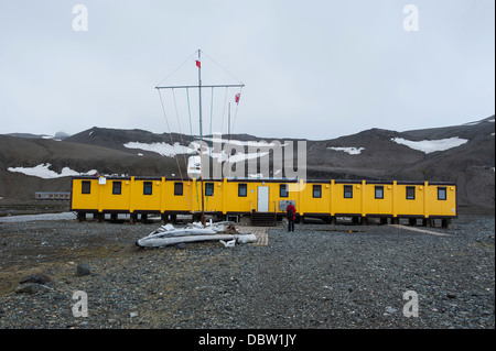 Henryk Arctowski Polish stazione antartica, sull'isola King George, a sud le isole Shetland, Antartide, regioni polari Foto Stock