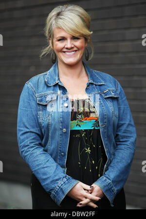 Sally Lindsay al ITV Studios di Londra - Inghilterra - 24.08.11 Foto Stock