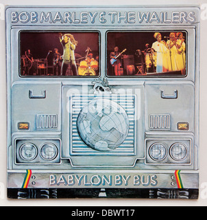 Bob Marley and the Wailers - Babylon by Bus, 1978 album live on Island Records - solo per uso editoriale Foto Stock