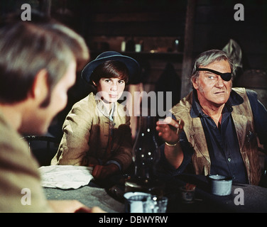 1960s 1969 MOTION PICTURE GRINTA con John Wayne, KIM DARBY, Glen Campbell Foto Stock