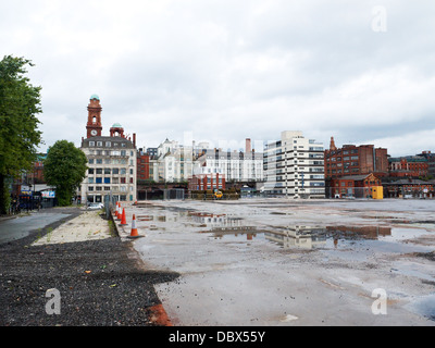 Sito della ex BBC HQ su Oxford Road a Manchester REGNO UNITO Foto Stock
