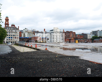 Sito della ex BBC HQ su Oxford Road a Manchester REGNO UNITO Foto Stock