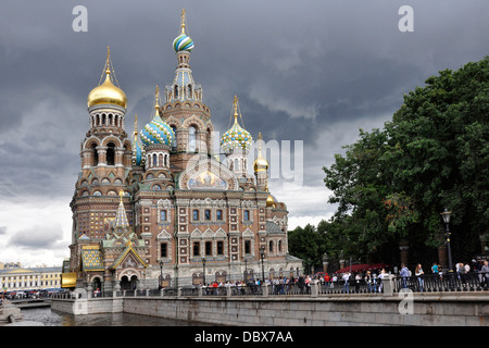 La Russia, San Pietroburgo, San Salvatore Foto Stock