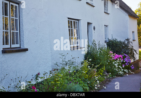 Un cottage in Woodbury, nr Exeter Devon, Gran Bretagna. Foto Stock