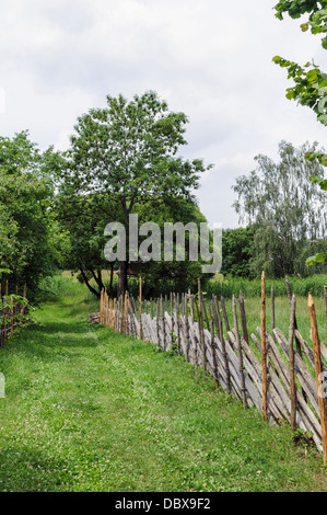 Il lituano museo etnografico (Liaudiesbuities muziejus) vicino a Kaunas, Lituania, Europa Foto Stock