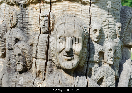 Il lituano museo etnografico (Liaudiesbuities muziejus) vicino a Kaunas, Lituania, Europa Foto Stock