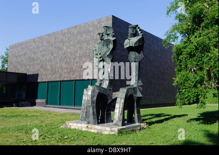 La scultura a Curlionis Museo di Arti di Kaunas, Lituania, Europa Foto Stock