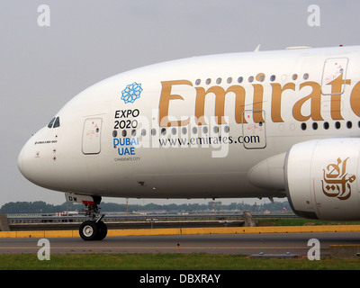 A6-EDW Emirates Airbus A380-861 - CN 103 rullaggio 14luglio2013 -006 Foto Stock