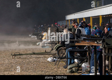 La manopola Creek Mitragliatrice Shoot. Foto Stock