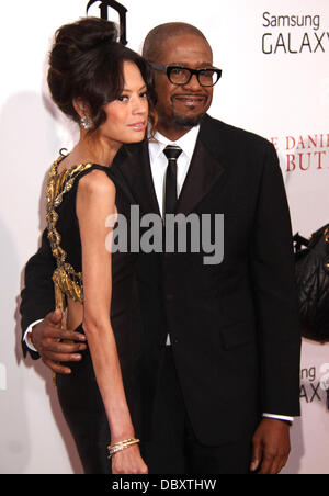 New York, NY, STATI UNITI D'AMERICA. 5 Ago, 2013. - Attore Forest Whitaker e sua moglie KEISHA NASH WHITAKER frequentare la New York premiere di 'Lee Daniels' Butler" tenutasi presso il Teatro Ziegfeld. © Nancy Kaszerman/ZUMAPRESS.com/Alamy Live News Foto Stock