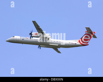 SP-EQA Eurolot De Havilland Canada DHC-8-402Q Dash 8 14Luglio2013 Foto Stock