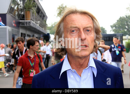 Luca Di Montezemolo, amministratore delegato della Ferrari/Fiat Group il Gran Premio d'Italia disputato a Monza - Qualifiche Italia - 10.09.11 ***non disponibili per la pubblicazione in Germania. Disponibile per la pubblicazione nel resto del mondo*** Foto Stock