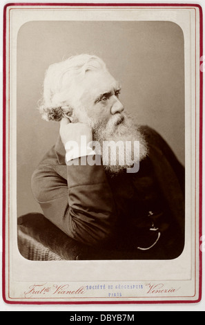 Austen Henry Layard (1817 - 1894), viaggiatore inglese, archeologo, cuneiformist, storico dell'arte, disegnatore, collettore, autore Foto Stock