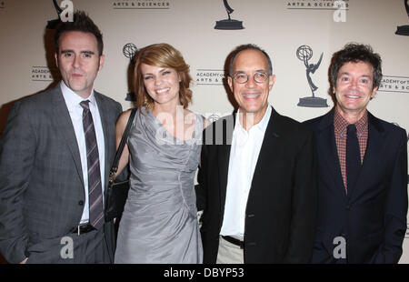 Kathleen Rose Perkins, Jeffery Klarik, David gru 63rd Primetime Emmy scrittori Nominee Reception tenuto a Leonard H. Goldenson Theatre di Los Angeles, California - 15.09.11 Foto Stock