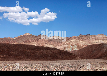 La famosa sezione della Death Valley in California Foto Stock