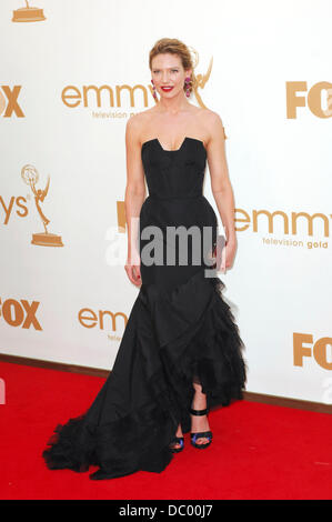 Anna Torv la 63rd Primetime Emmy Awards tenutosi presso il Nokia Theater - Gli arrivi di Los Angeles, California - 18.09.11 Foto Stock