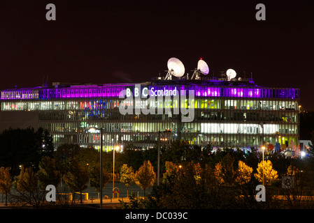 BBC Scotland sede e Studios, Pacific Quay, Glasgow. Foto Stock