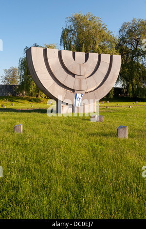 Il Cimitero Ebraico, Terezin Memorial, Repubblica Ceca Foto Stock