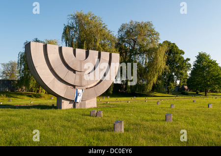 Il Cimitero Ebraico, Terezin Memorial, Repubblica Ceca Foto Stock