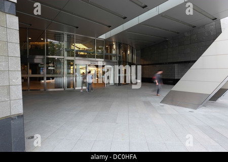 Mori Tower ingresso, Roppongi Hills, a Tokyo in Giappone. Foto Stock