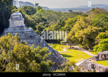 La foto è stata scattata in Palenque, Messico Foto Stock