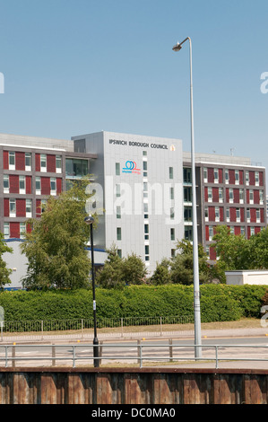 Ipswich Borough edificio del Consiglio Ipswich, Suffolk, Regno Unito. Foto Stock