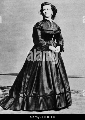 1800s 1860 RITRATTO PAULINE CUSHMAN ATTRICE E UNIONE SPY catturato dai confederati condannato a morte liberato dalle truppe dell'Unione Foto Stock