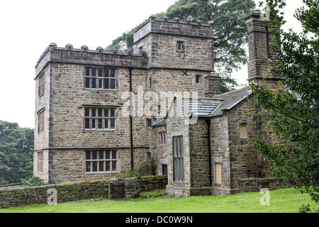 A nord di fecce Hall vicino a Hathersage pensato per essere fonte di ispirazione per Thornfield Hall di Charlotte Bronte di Jane Eyre romanzo Foto Stock