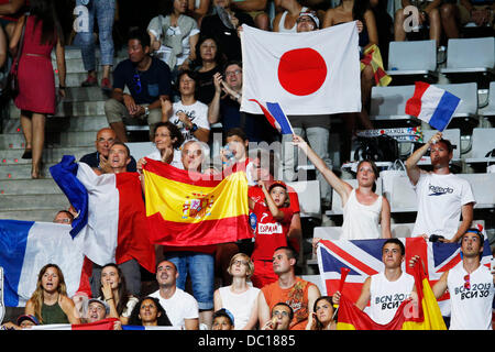 Giappone ventole (JPN), 4 agosto 2013 - Nuoto : il XV Campionati del Mondo di nuoto FINA a Palau Sant Jordi arena di Barcellona, Spagna. (Foto di D.Nakashima/AFLO) Foto Stock