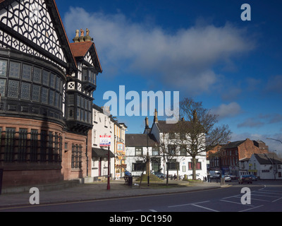 Scene intorno a Altrincham: mercato comune poiché 1290 Foto Stock