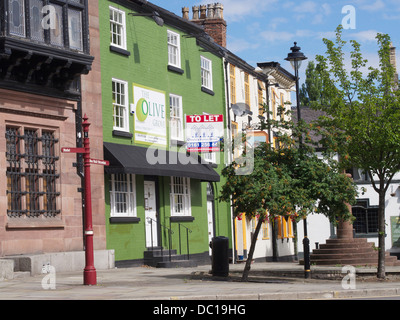 Altrincham: mercato comune poiché 1290 Foto Stock